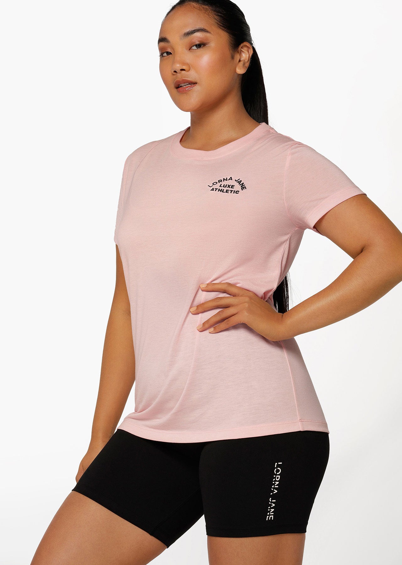 Lorna Jane Lotus T-Shirt - Peony