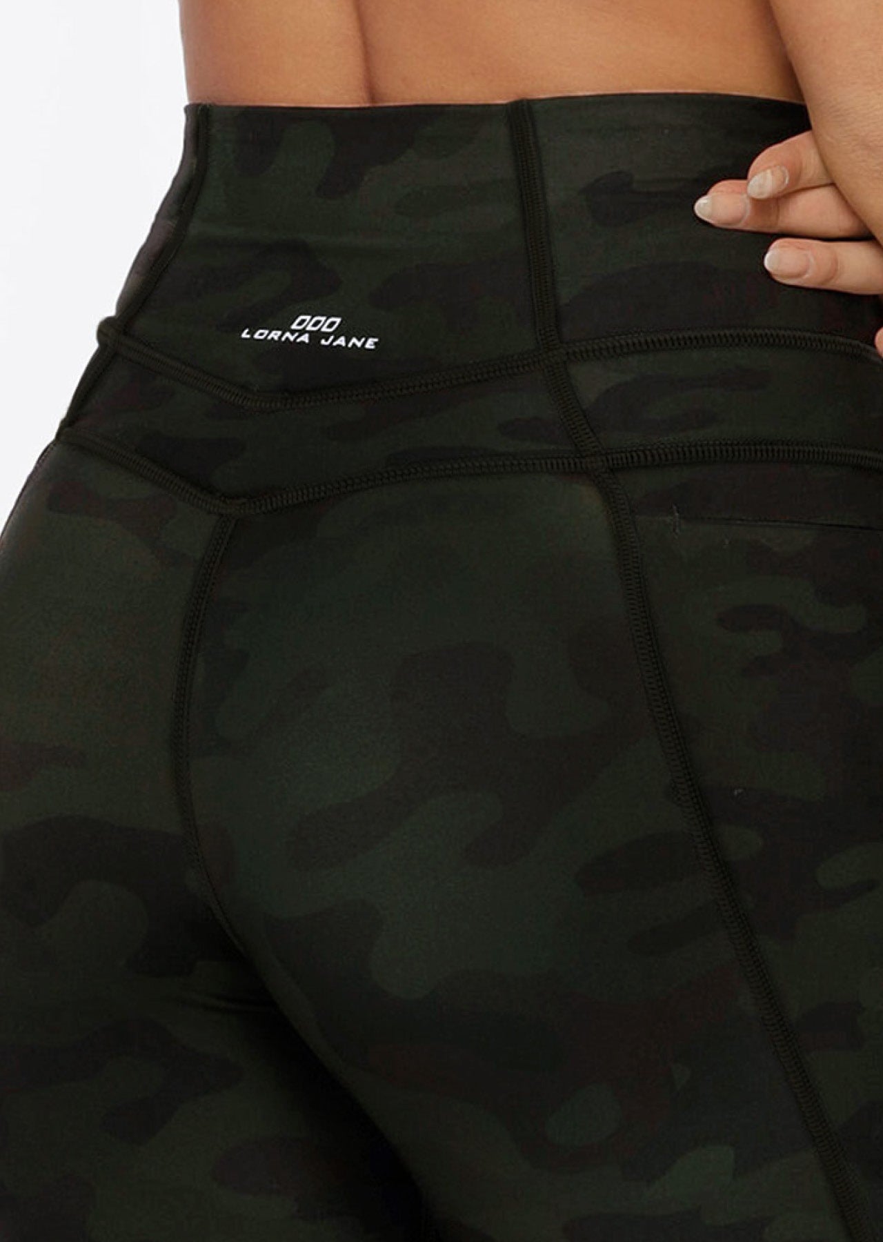 Lorna Jane Tropic Safari Stomach Support Ankle Biter Leggings - Tropical Safari Print