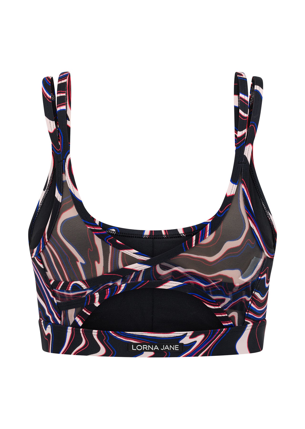 Lorna Jane Meta Luminous Sports Bra - Aurora Print