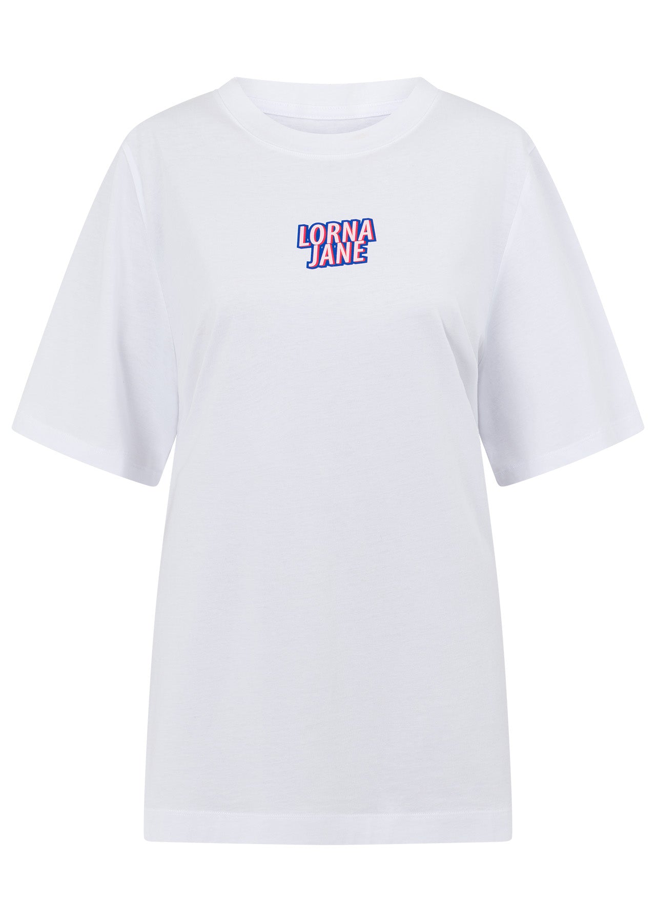 Lorna Jane LJ Dimensional Relaxed Tee - White