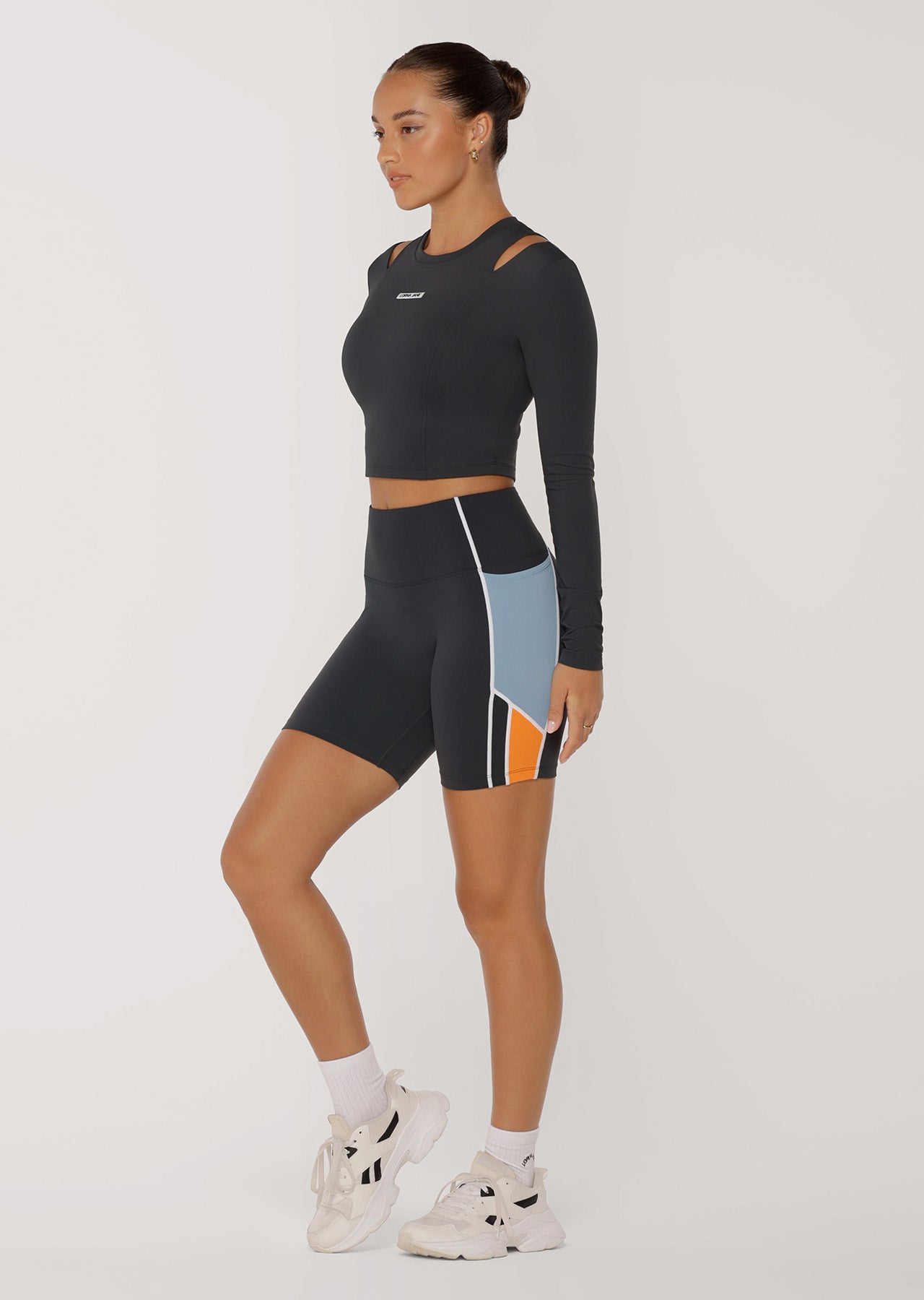 Lorna Jane Enduro No Ride Pocket Bike Shorts - Titanium