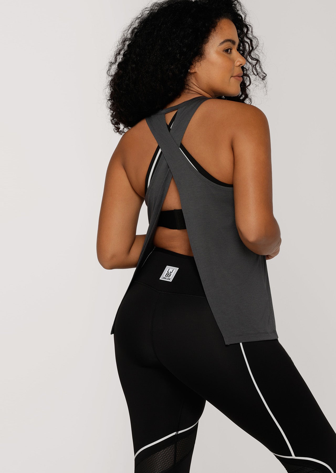 Lorna Jane Sprinter Active Tank - Titanium
