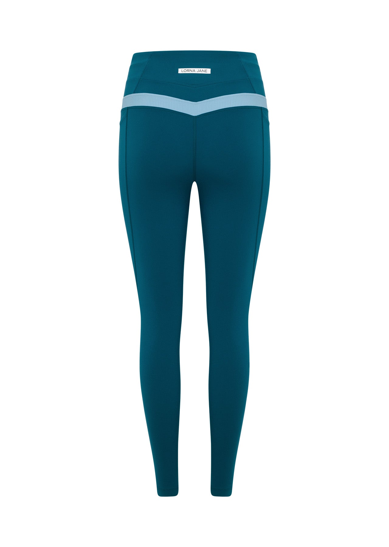 Lorna Jane Wrap No Chafe Ankle Biter Leggings - Everteal