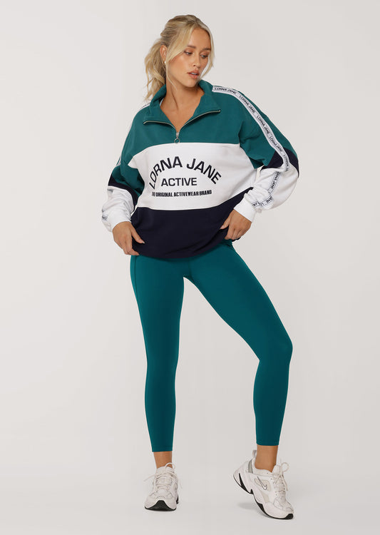 Lorna Jane Permanent Impact Quarter Zip Sweat - Everteal