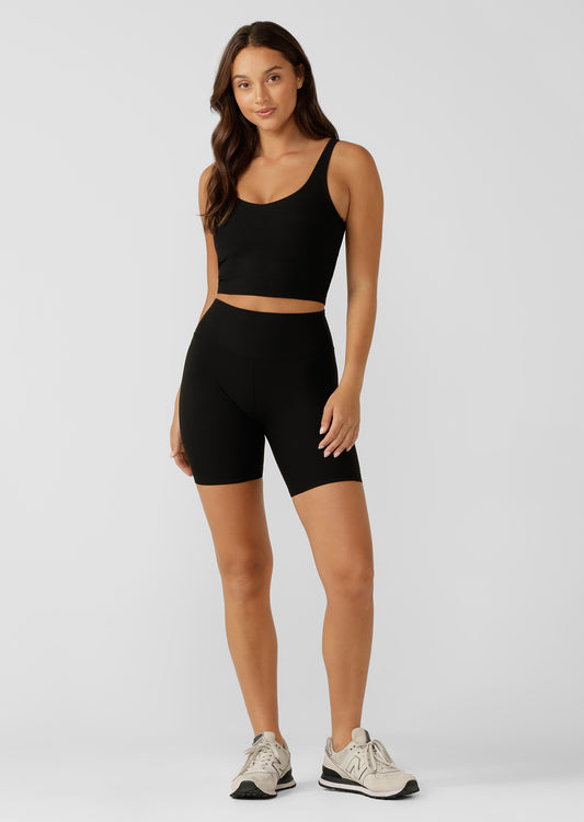 Lorna Jane Full Potential Active Rib Bike Shorts - Black