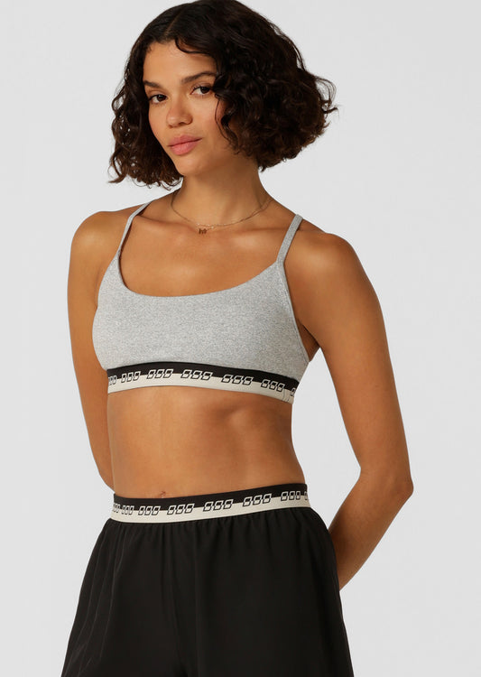 Lorna Jane Iconic True Comfort All Day Sports Bra - Grey Marl