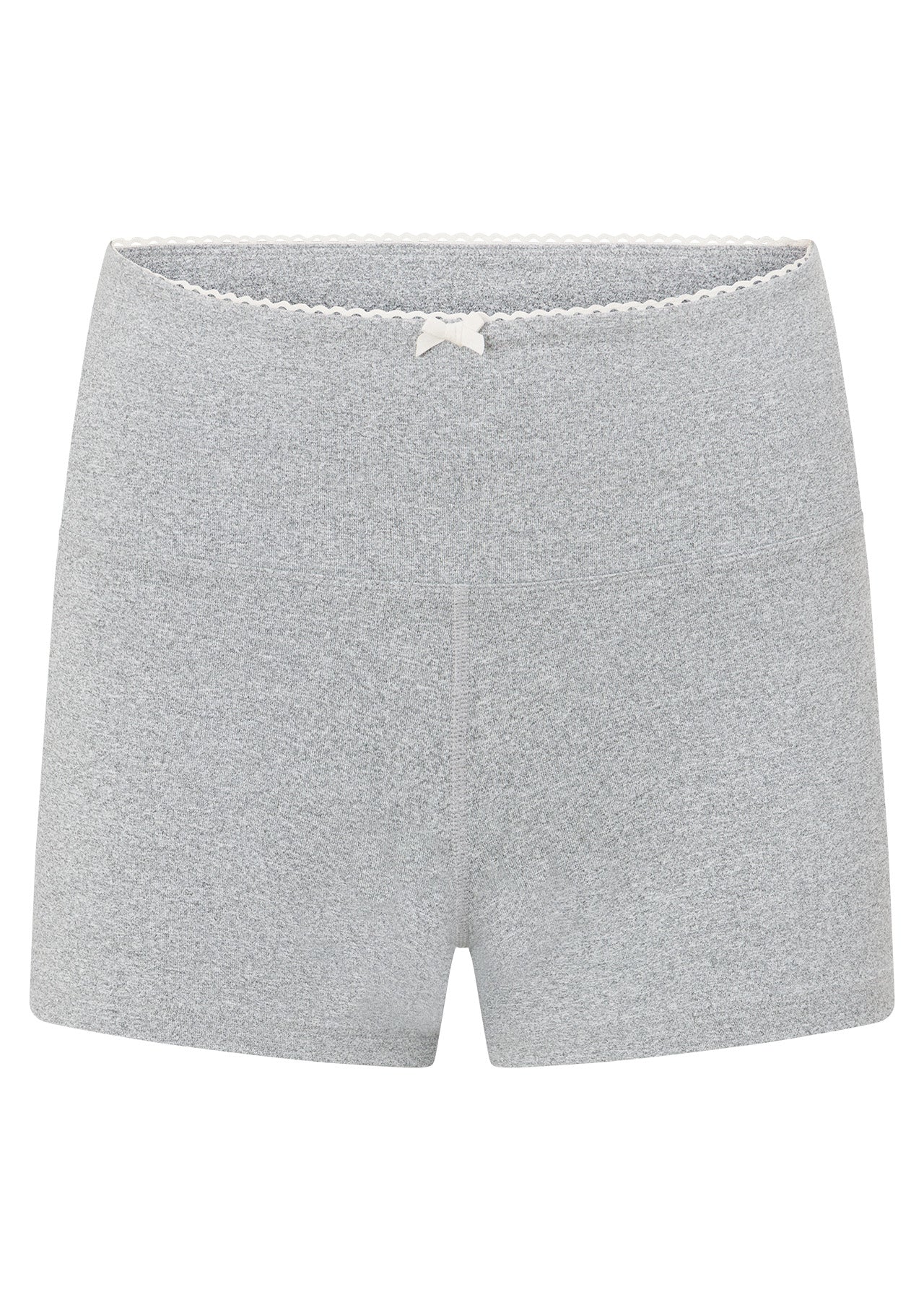 Lorna Jane Rest Days Cheeky Bike Shorts - Grey Marl