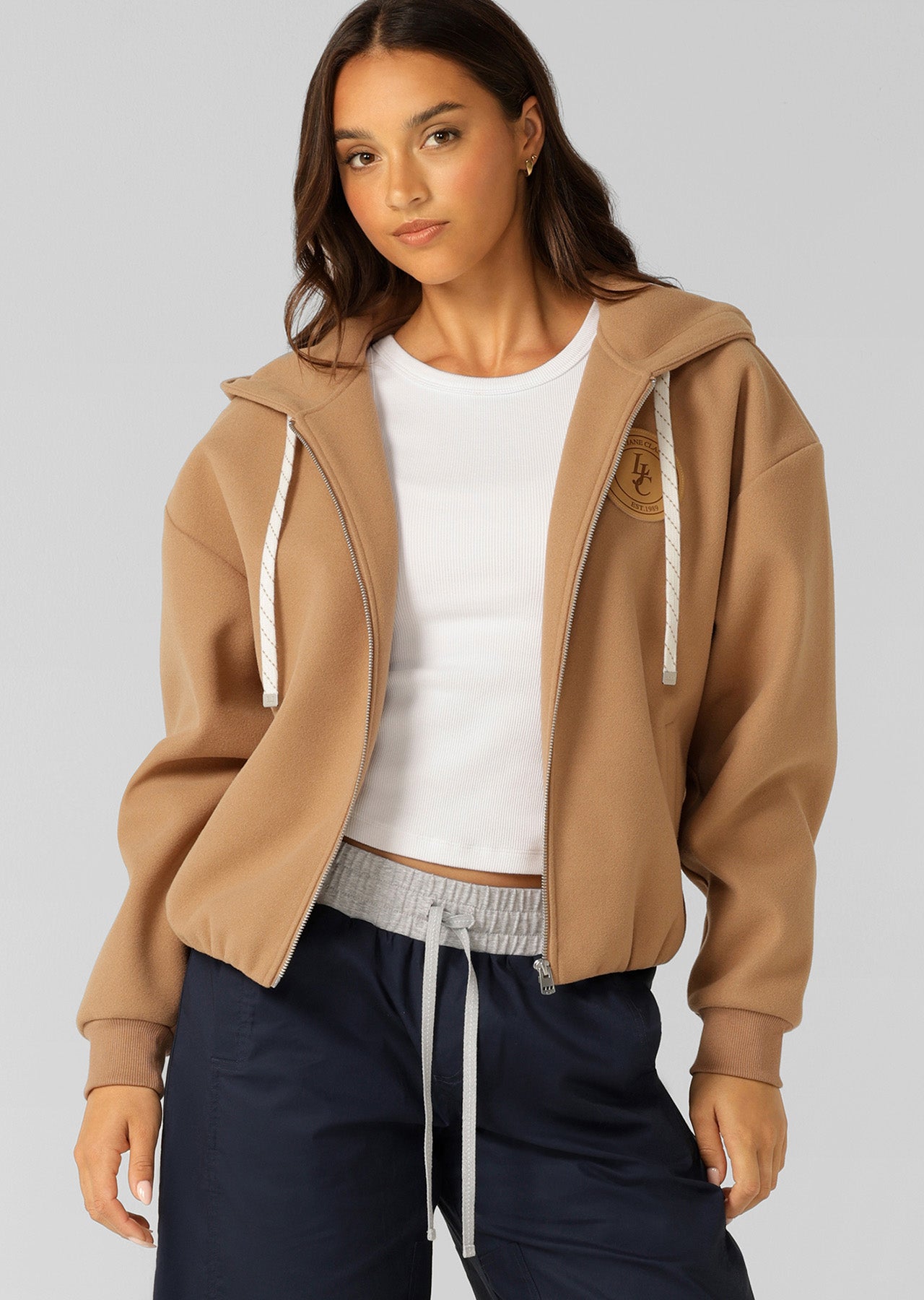 Lorna Jane Carpe Diem Jacket - Biscuit