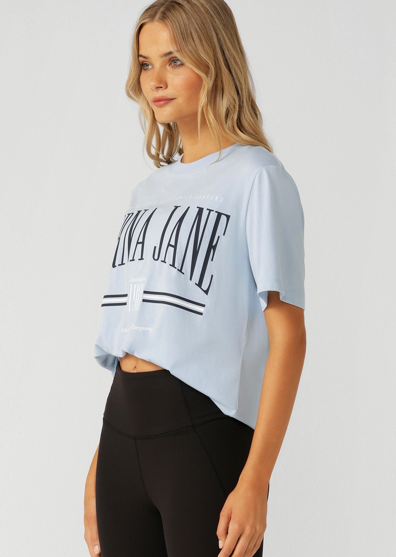 Lorna Jane Topspin Relaxed T-Shirt - Toulouse Blue