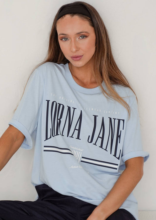 Lorna Jane Topspin Relaxed T-Shirt - Toulouse Blue