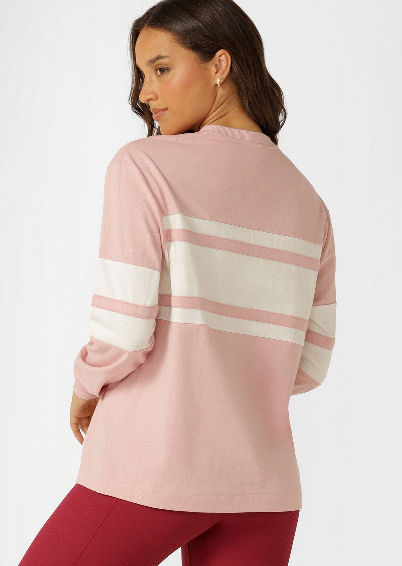 Lorna Jane Trackside Long Sleeve T-Shirt - Dusty Rose