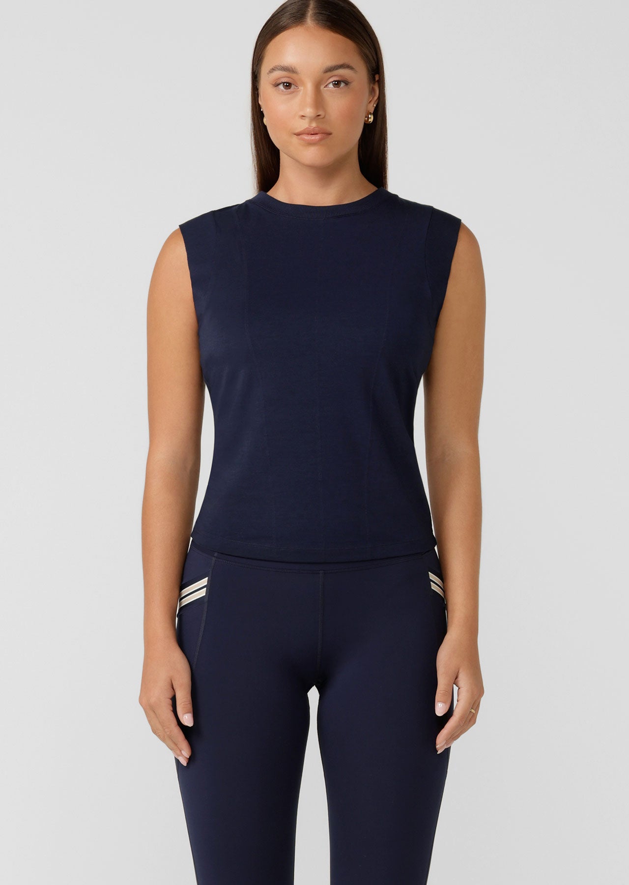 Lorna Jane Racket Active Tank - French Navy