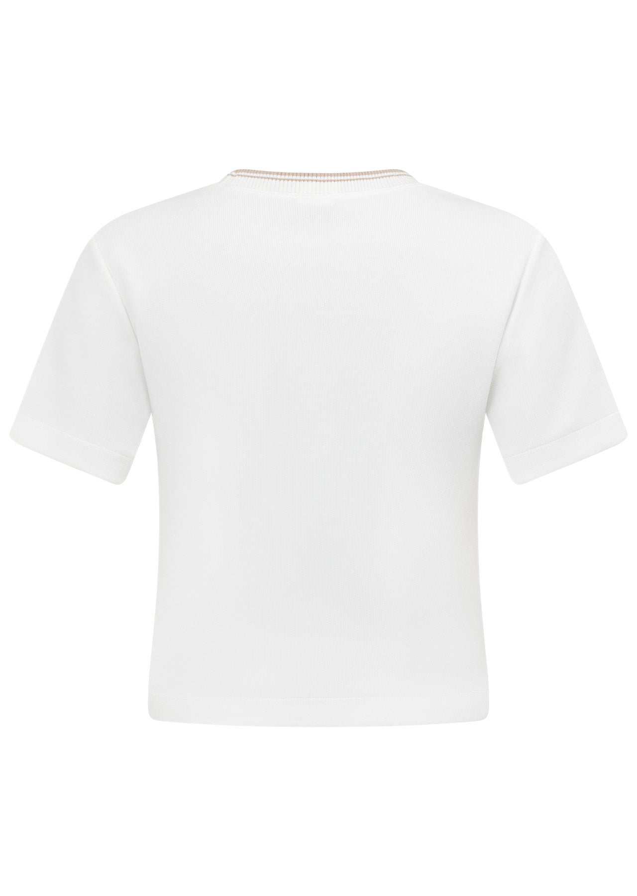 Lorna Jane Tie Breaker Cropped Tee - Porcelain
