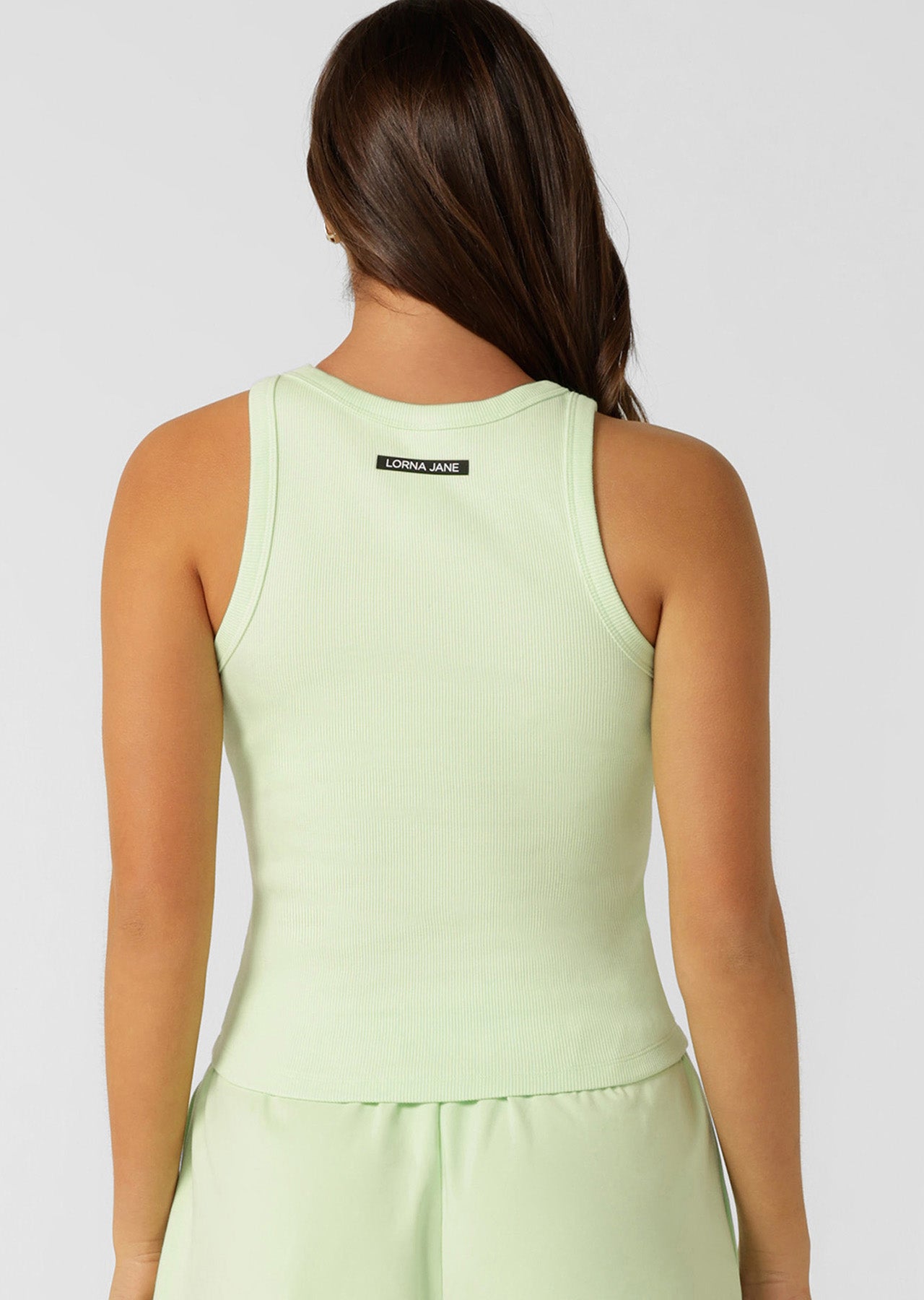 Lorna Jane LJ Basics Rib Tank - Ice Green