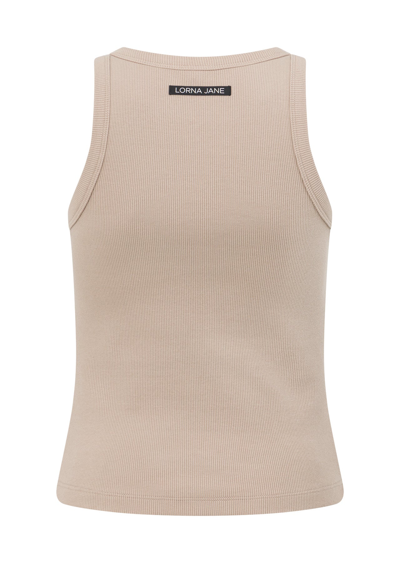 Lorna Jane LJ Basics Rib Tank - Latte
