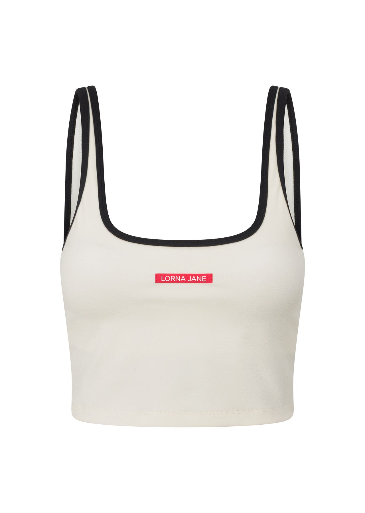 Lorna Jane Retro Classic Bra Tank Combo - Cream