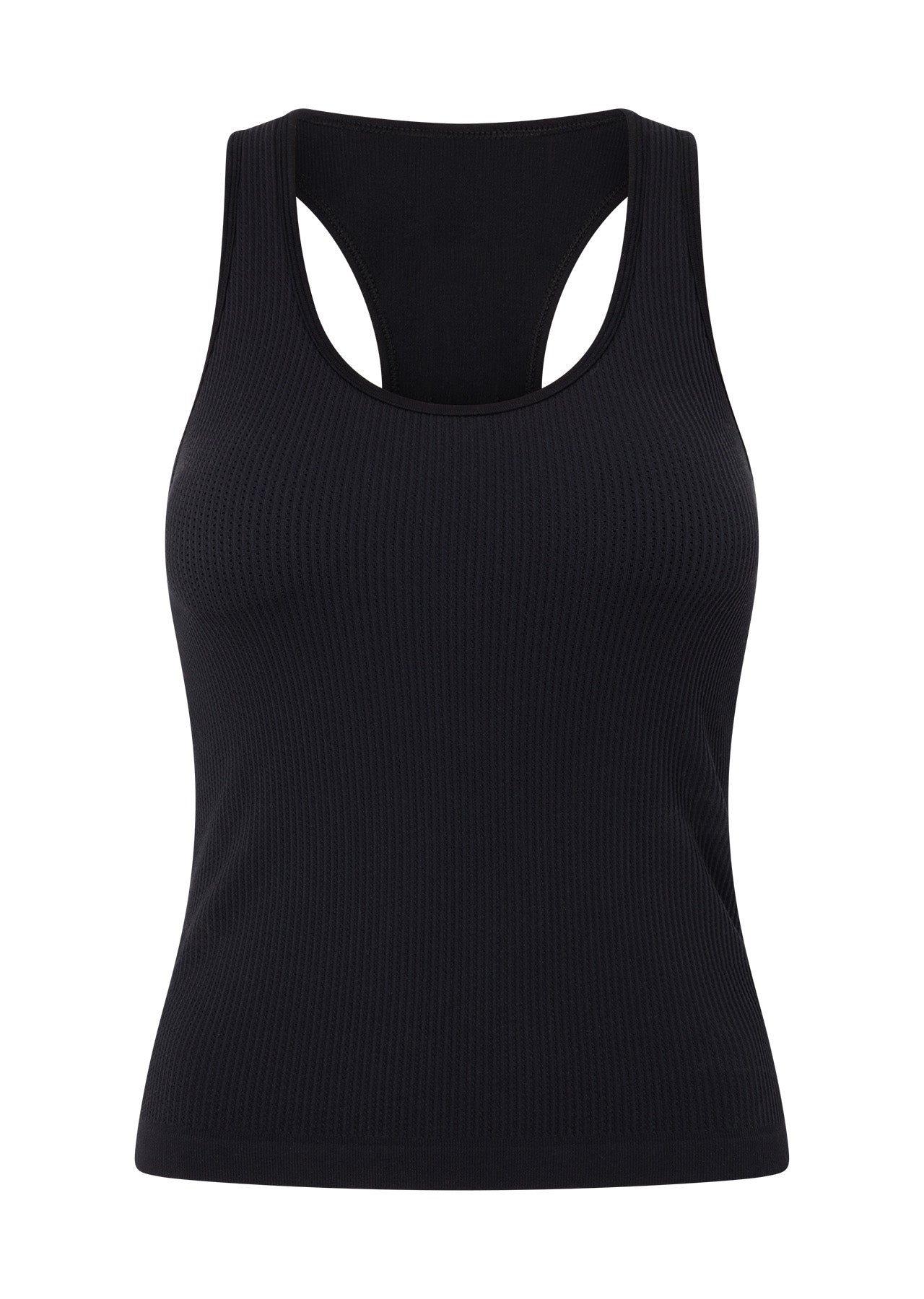 Lorna Jane All Sports Seamless Waffle Bra Tank Combo - Black