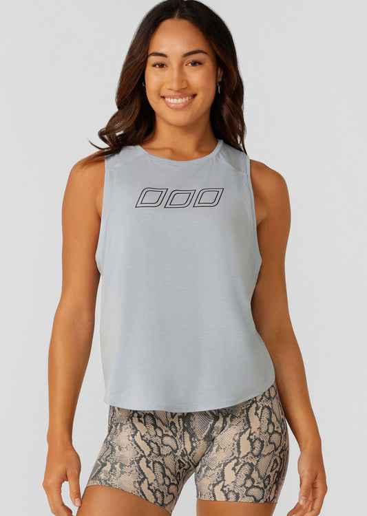 Lorna Jane Perform Active Tencel Tank - Light Glacier Blue