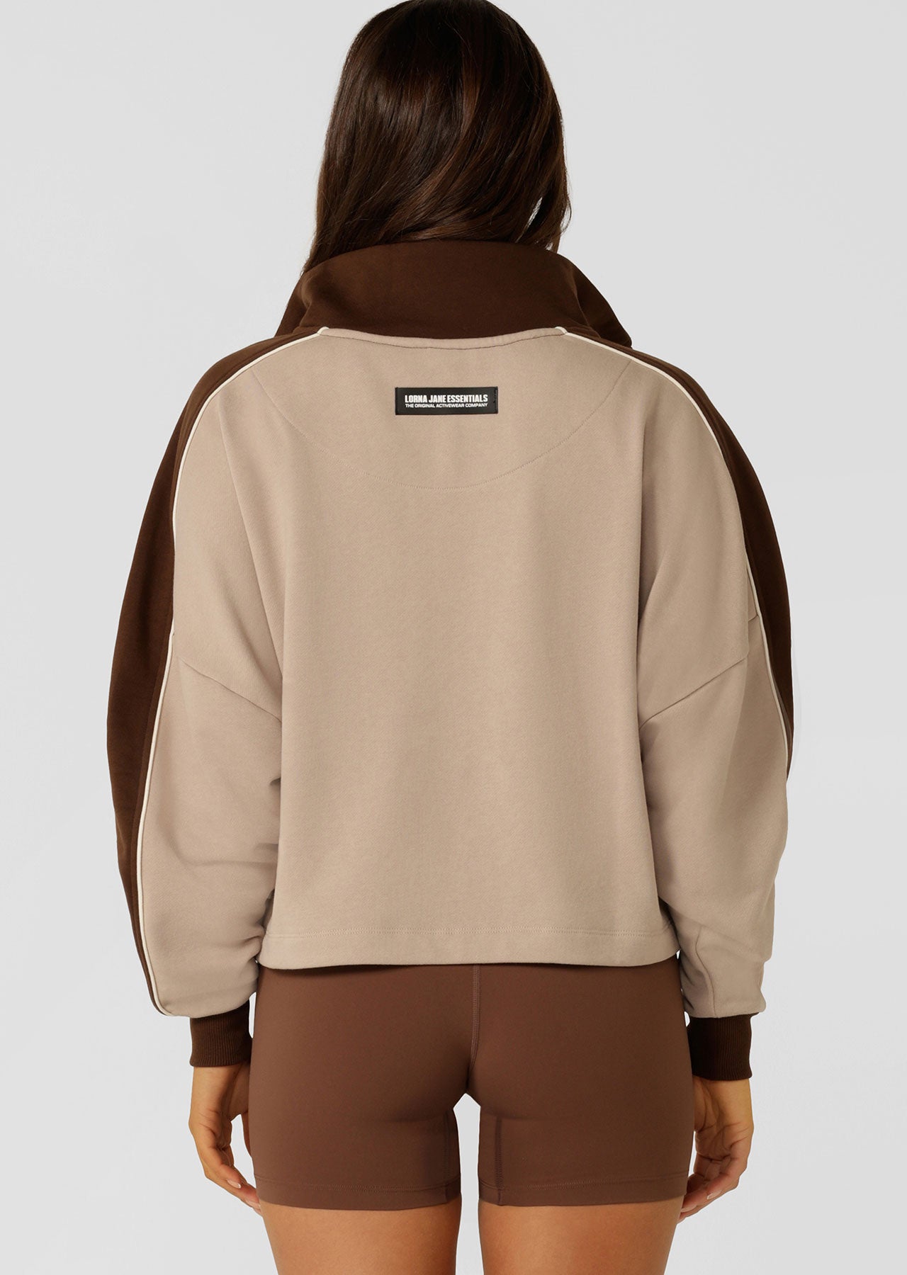 Lorna Jane Tone-on-Tone Everyday Half Zip Sweatshirt - Multi