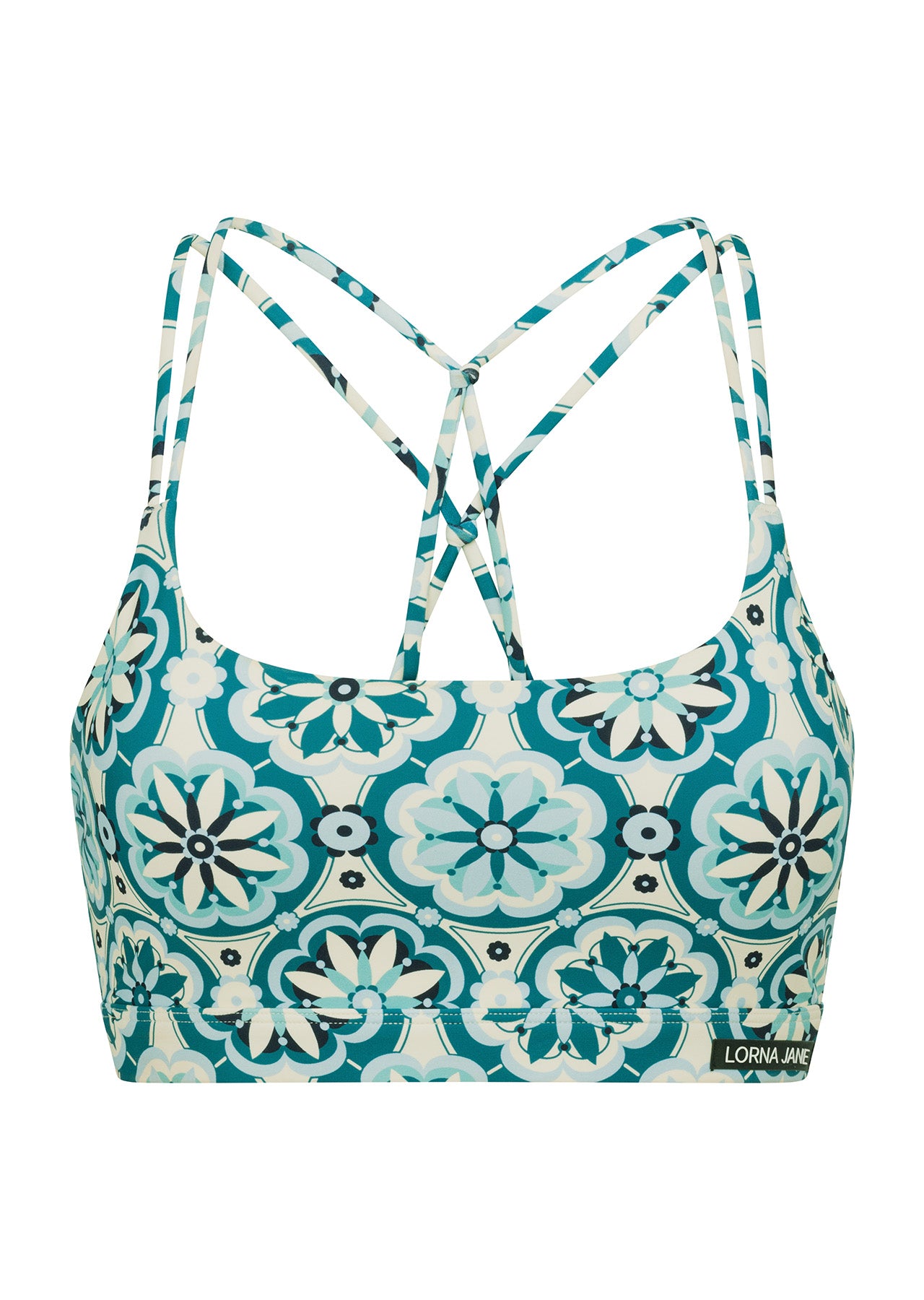 Lorna Jane Vacation Meditation Sports Bra - Vacation Meditation Print