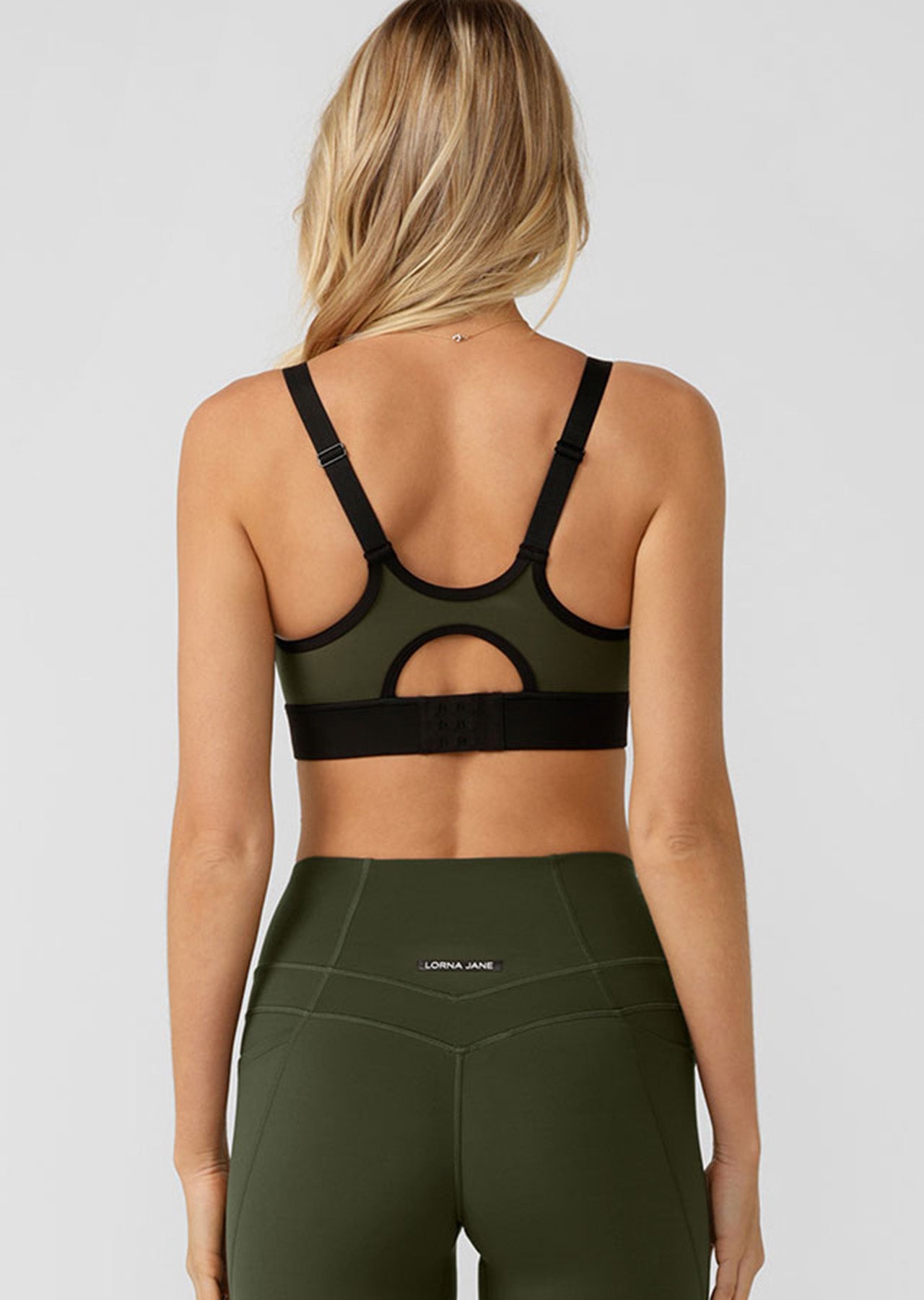 Lorna Jane Undefeated Sports Bra - Luxury Green