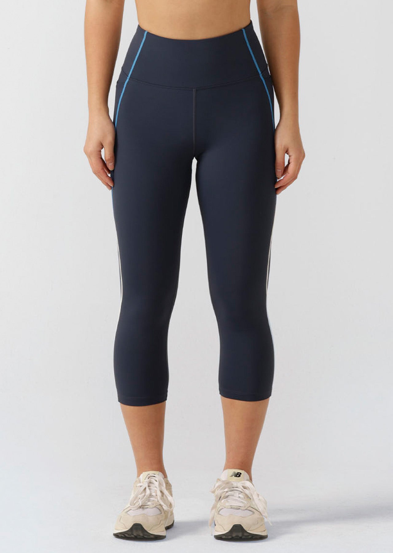 Lorna Jane In Alignment Pocket 7/8 Leggings - Platinum Navy
