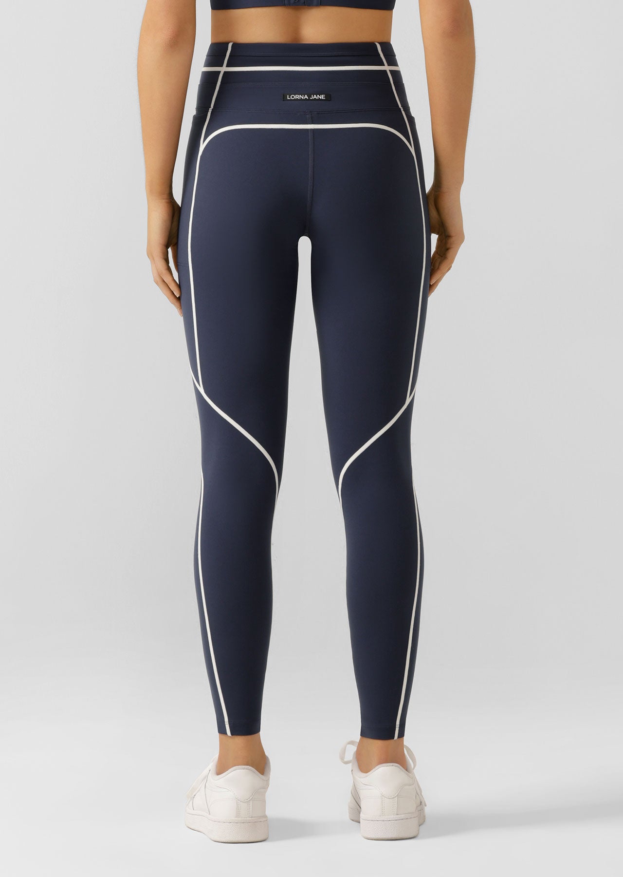 Lorna Jane Core Stability Full Length Leggings - Platinum Navy