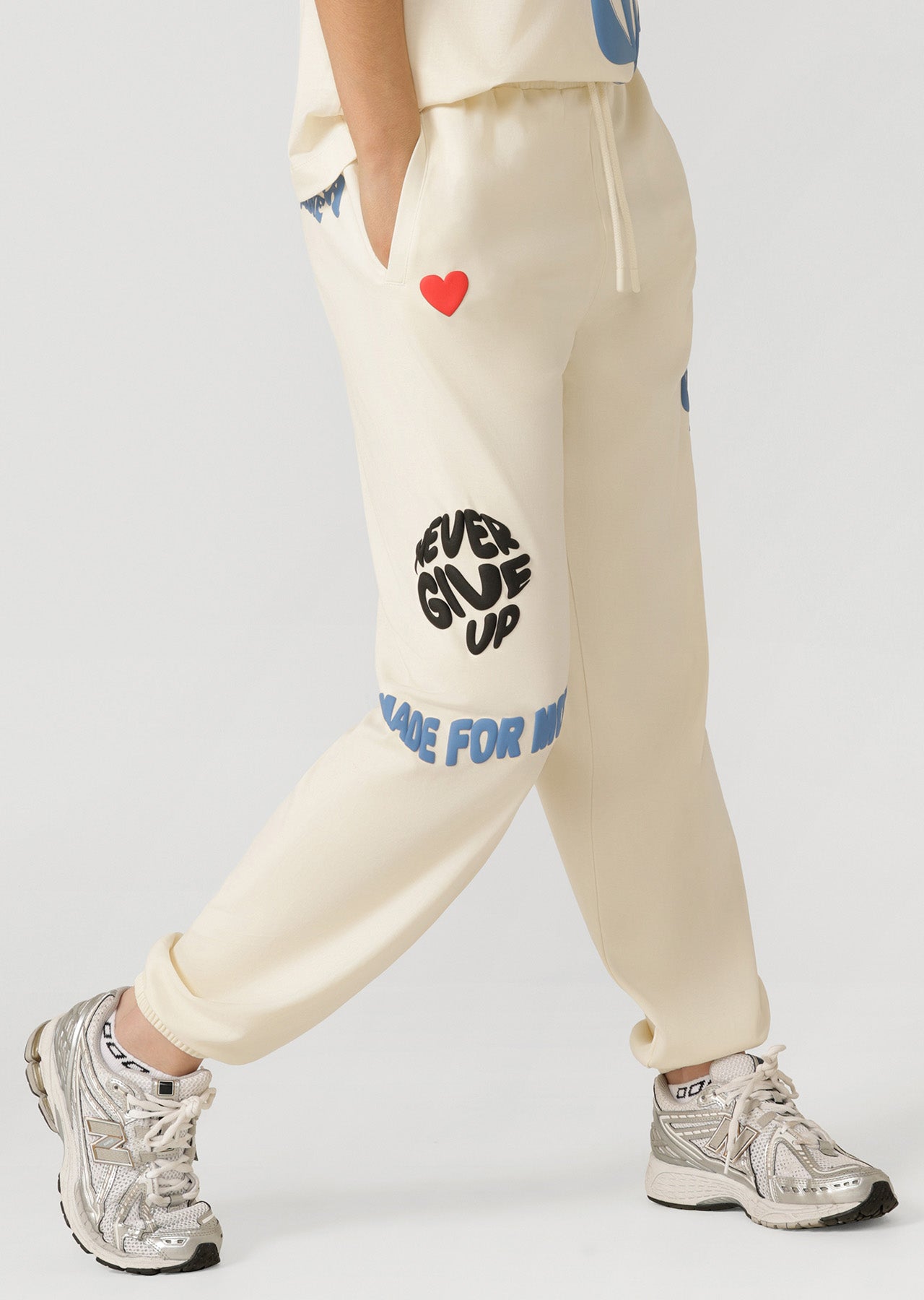 Lorna Jane Summer Track Pants - Cream