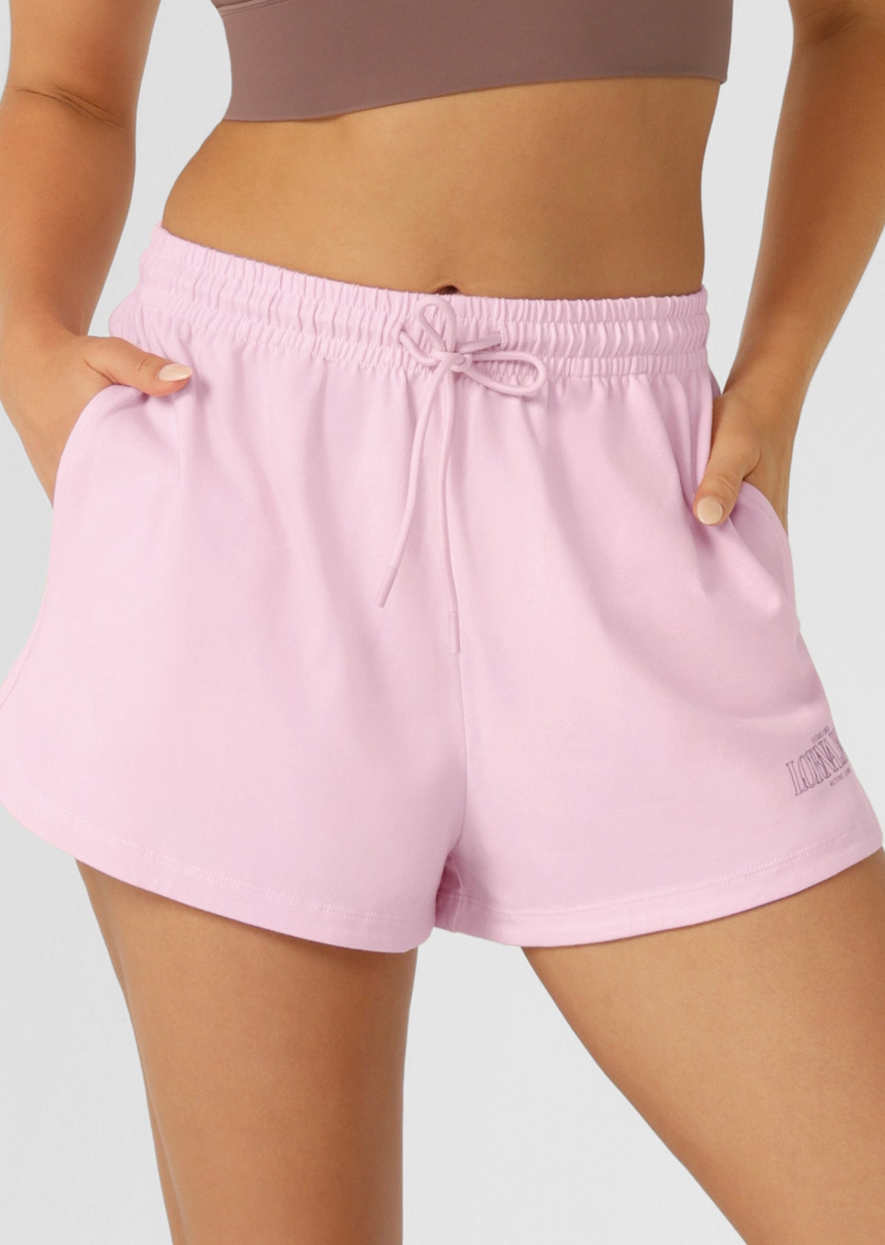 Lorna Jane Active Living Weekender Shorts - Sweet Pink