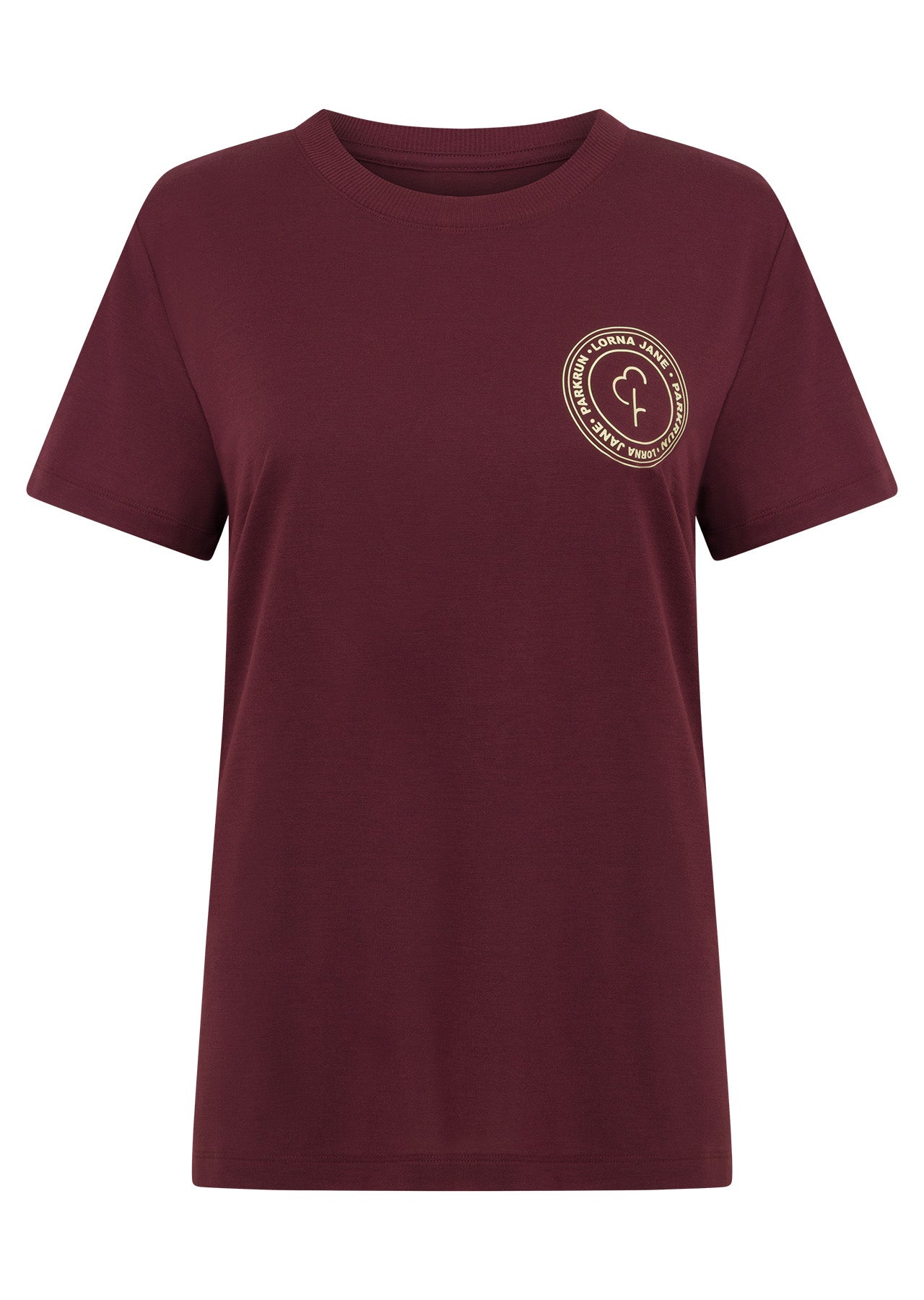 Lorna Jane parkrun T-Shirt - Cranberry