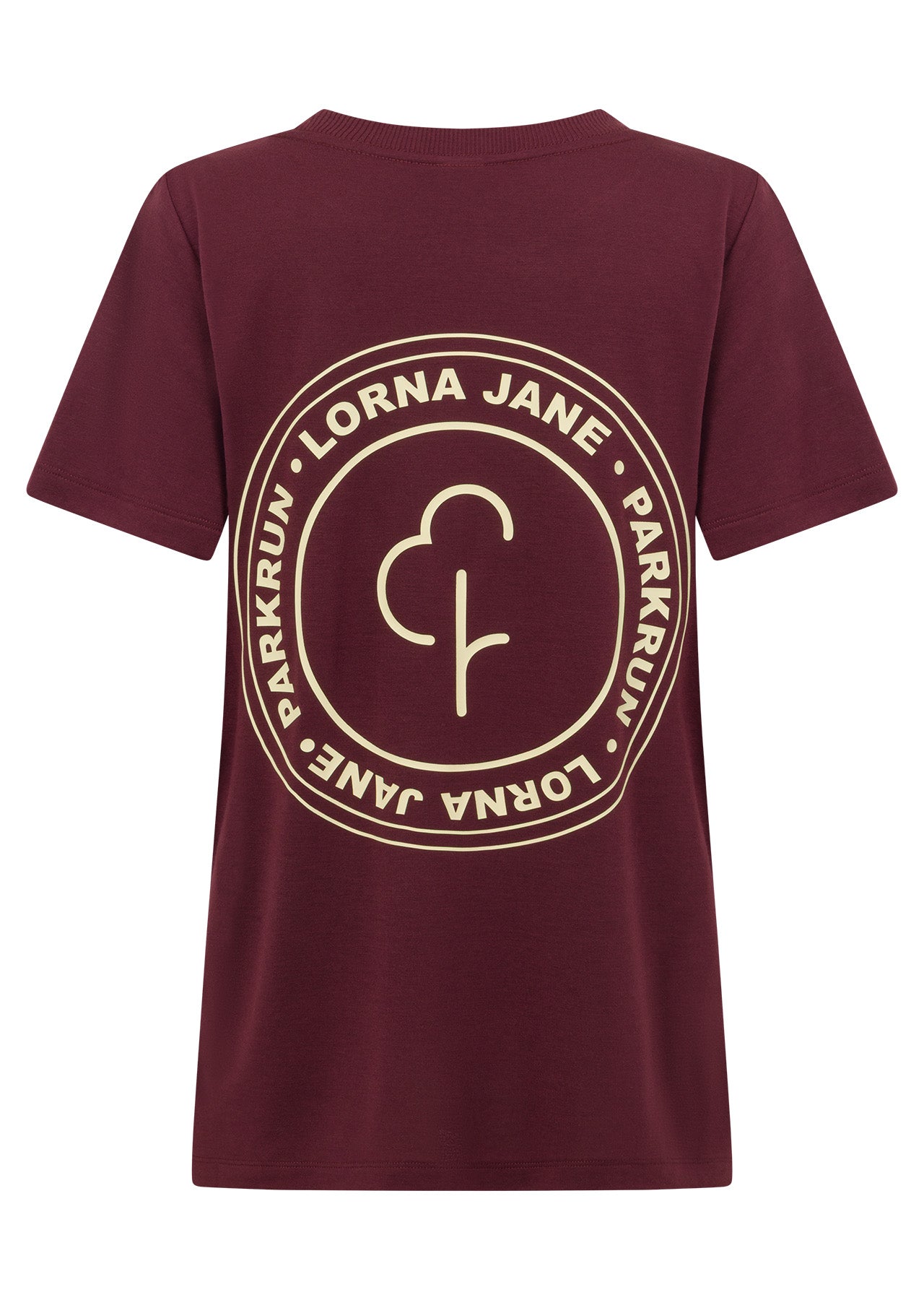 Lorna Jane parkrun T-Shirt - Cranberry