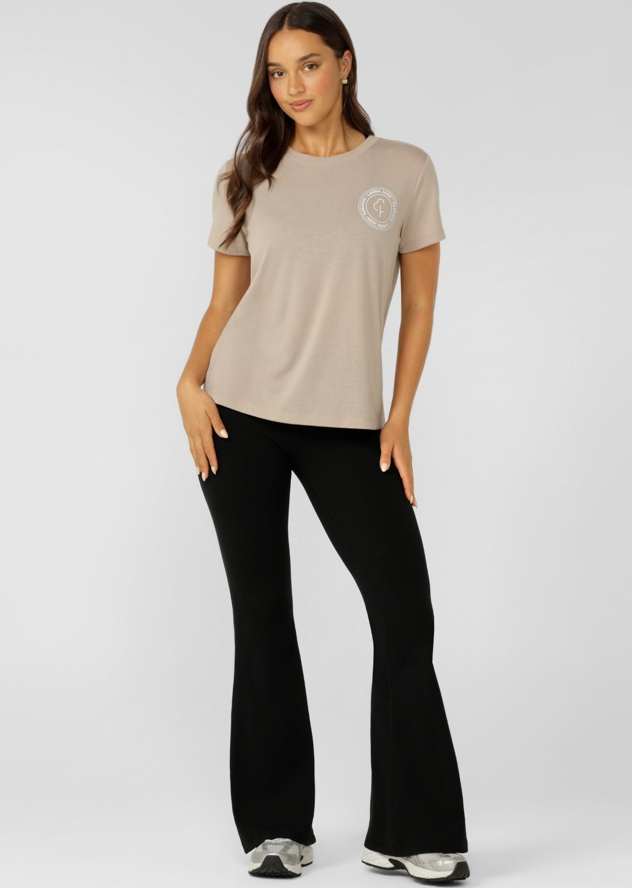 Lorna Jane parkrun T-Shirt - Latte