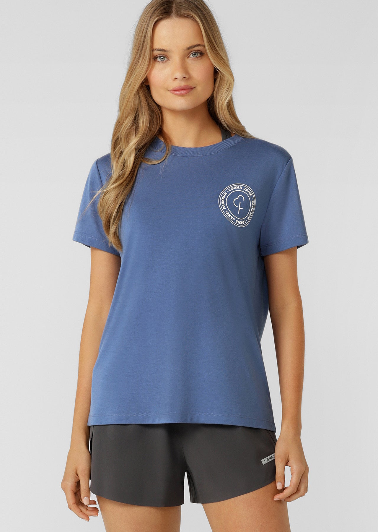 Lorna Jane parkrun T-Shirt - Moonlight Blue