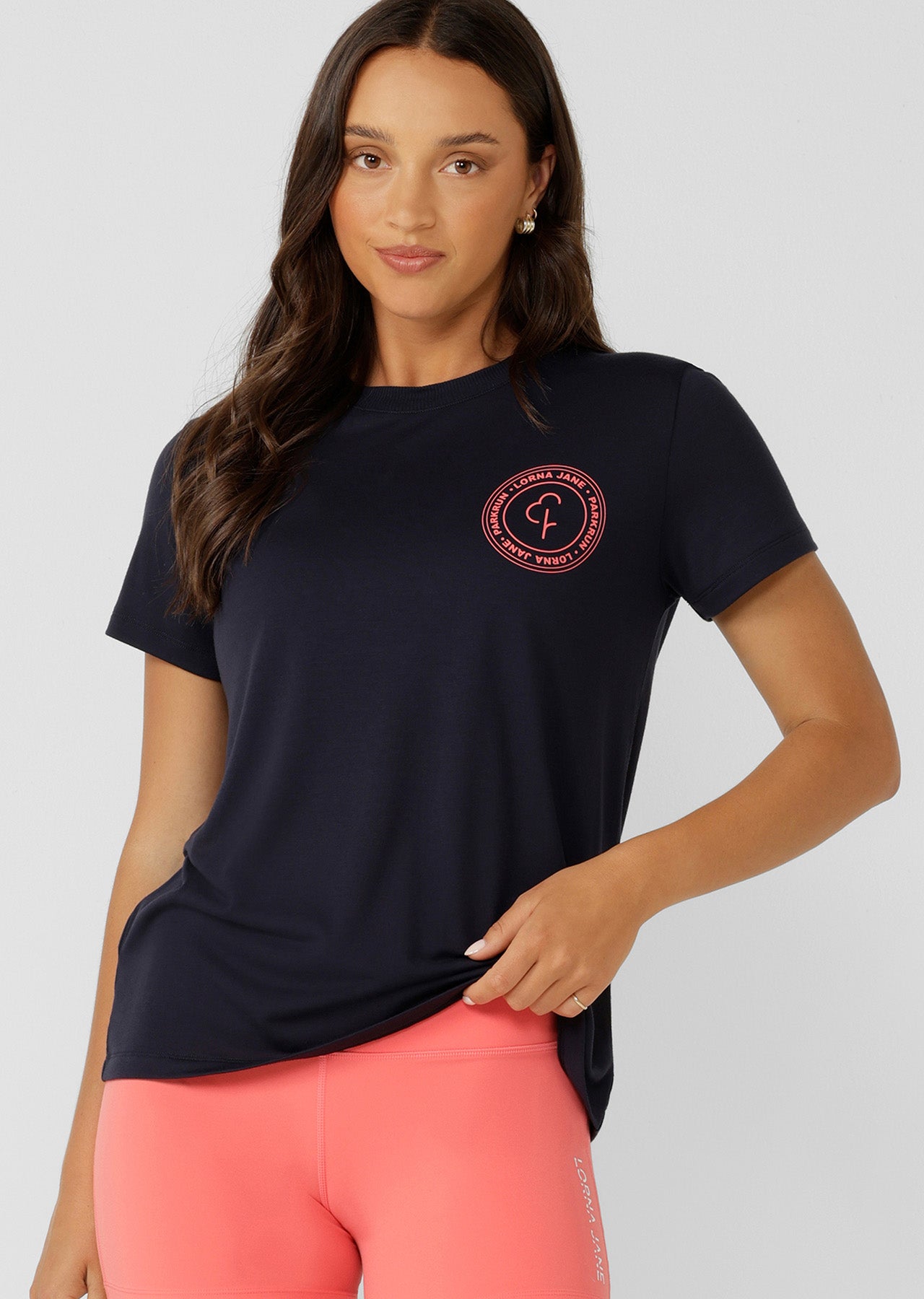 Lorna Jane parkrun T-Shirt - Oxford Navy