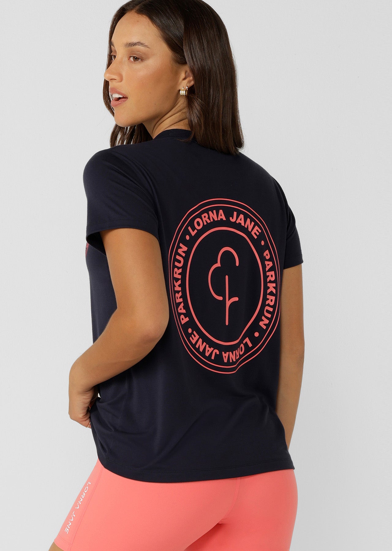 Lorna Jane parkrun T-Shirt - Oxford Navy
