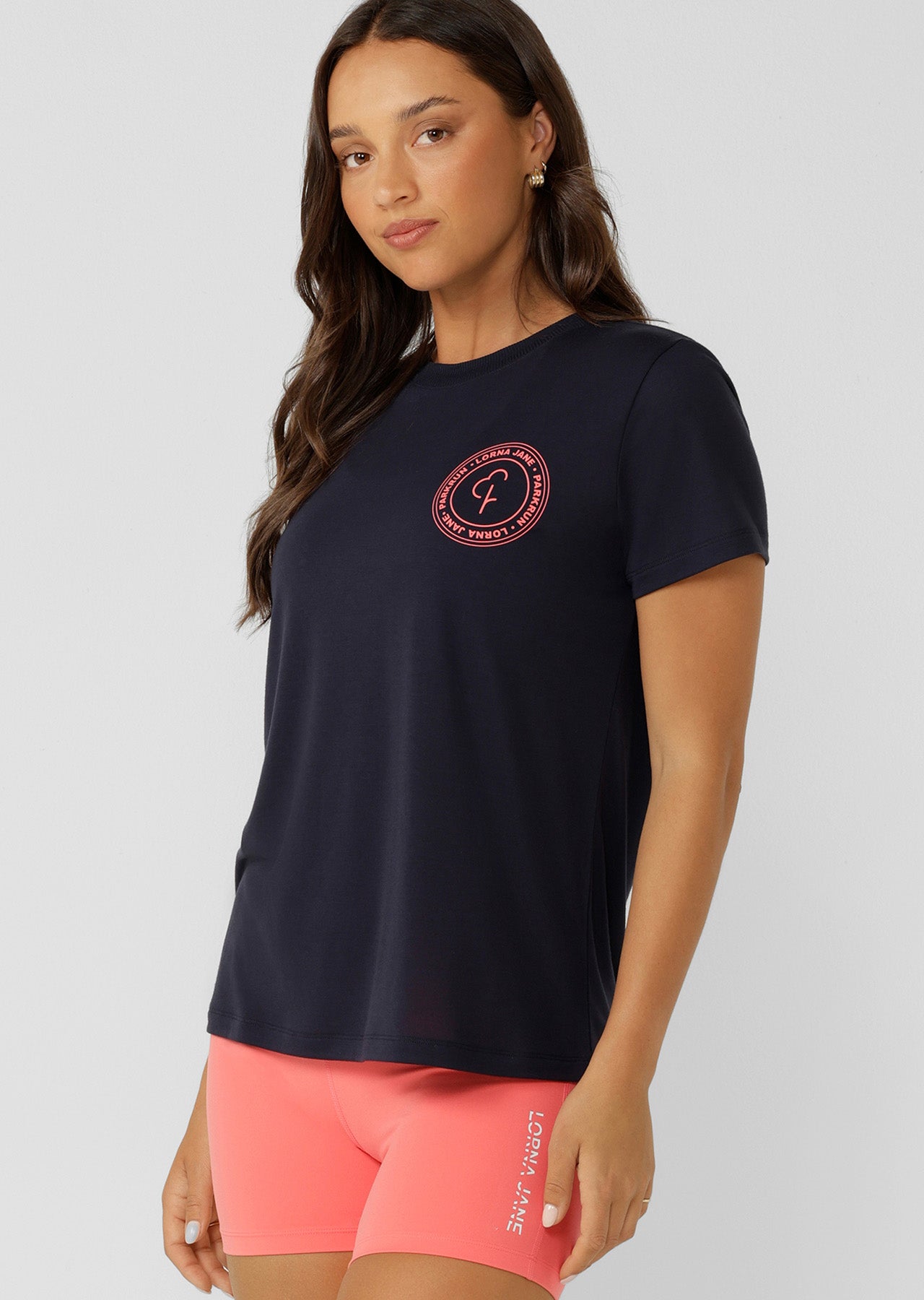 Lorna Jane parkrun T-Shirt - Oxford Navy