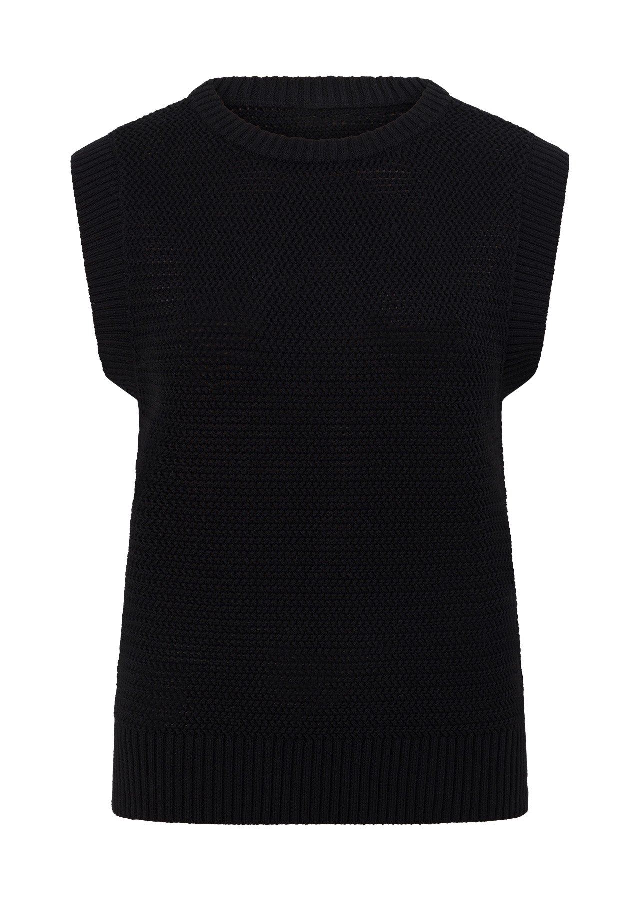 Lorna Jane Serene Knit Vest - Black