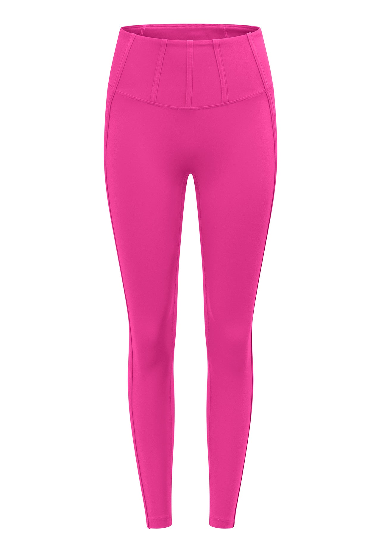 Lorna Jane Support No Ride Recycled Ankle Biter Leggings - Bright Pink