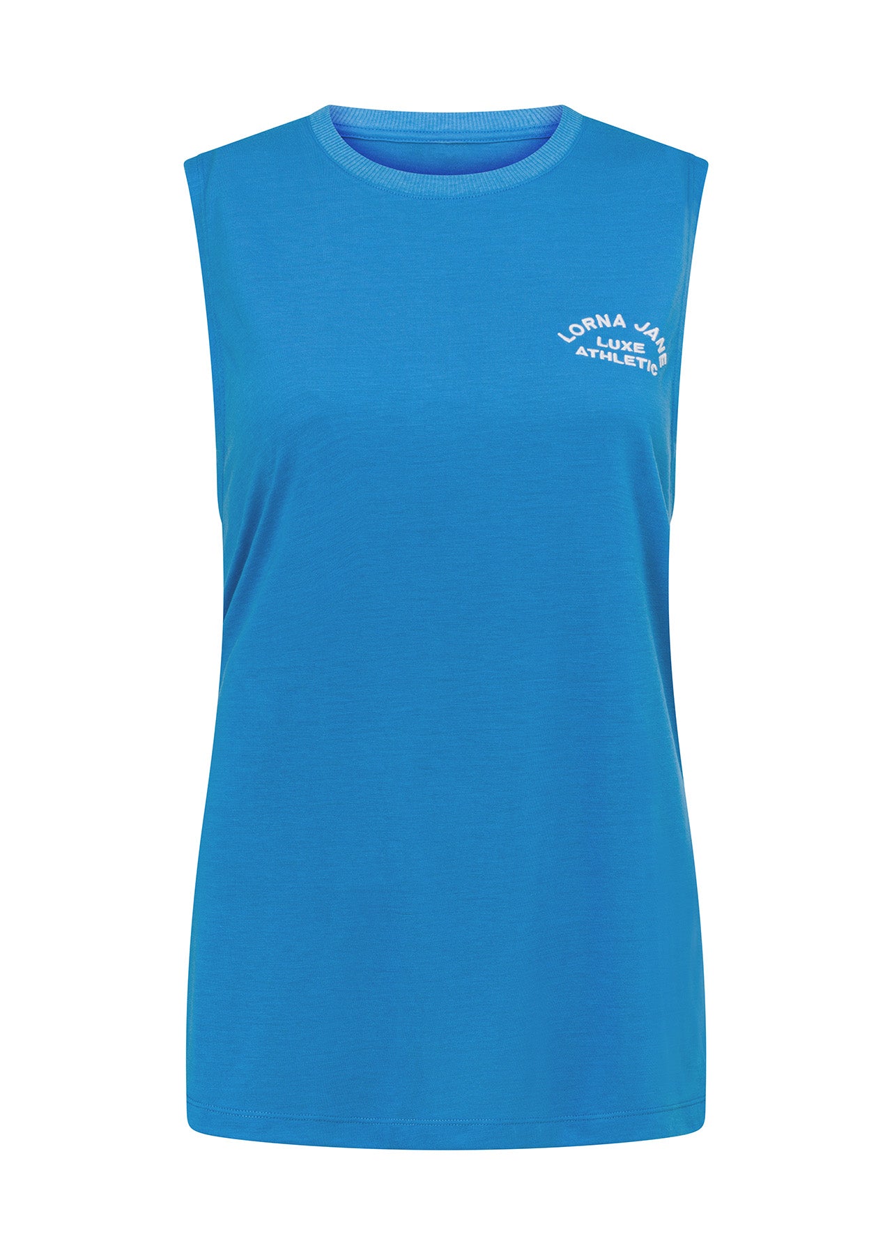 Lorna Jane Lotus Muscle Tank - Cornflower