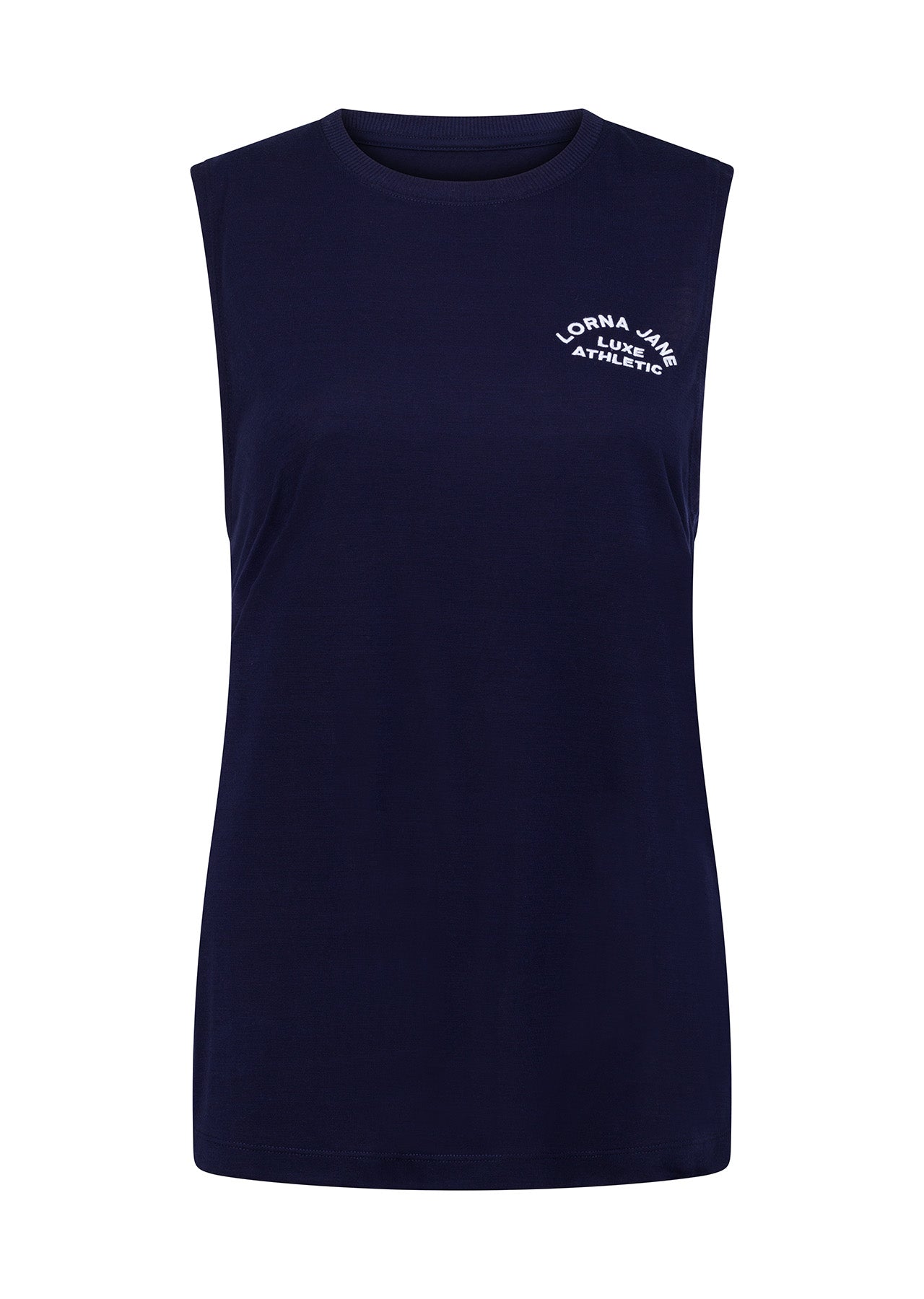 Lorna Jane Lotus Muscle Tank - French Navy