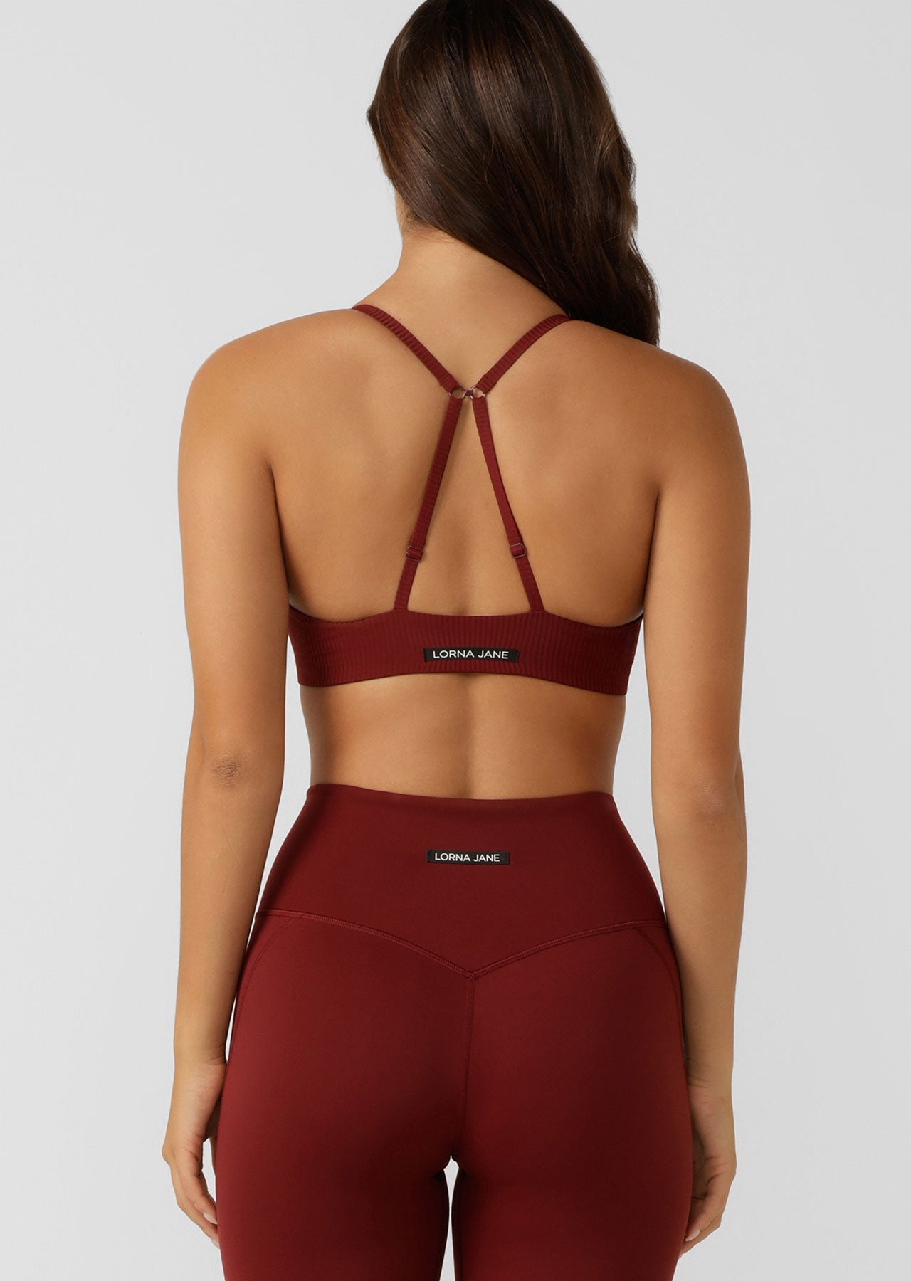 Lorna Jane Supreme Comfort Aloe Vera Sports Bra - Sepia