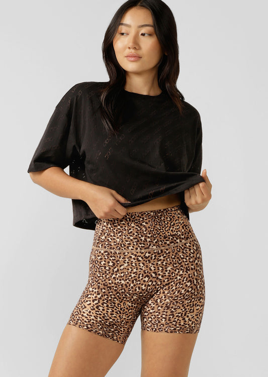 Lorna Jane Icons Burn Out Tee - Black