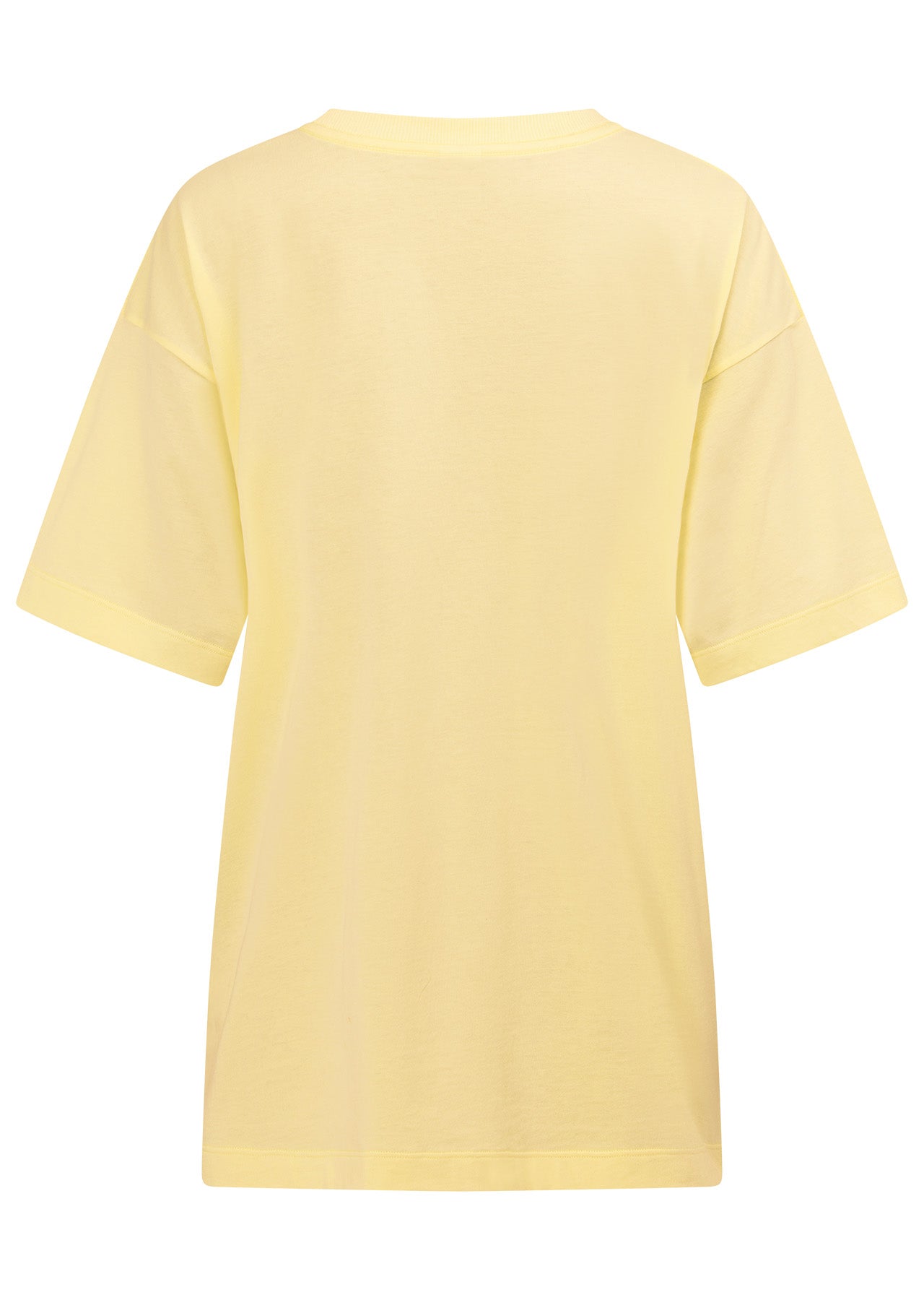 Lorna Jane Active Nation Washed Boyfriend Tee - Lemon Cream