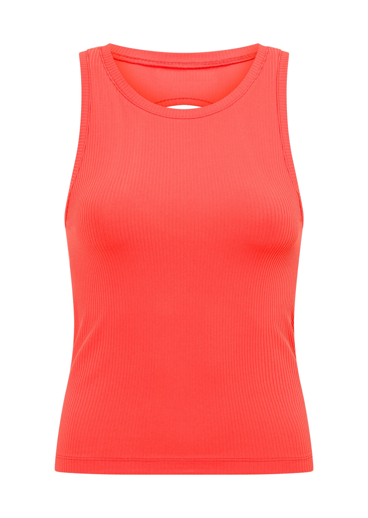 Lorna Jane Goal Getter Rib Tank - Strawberry