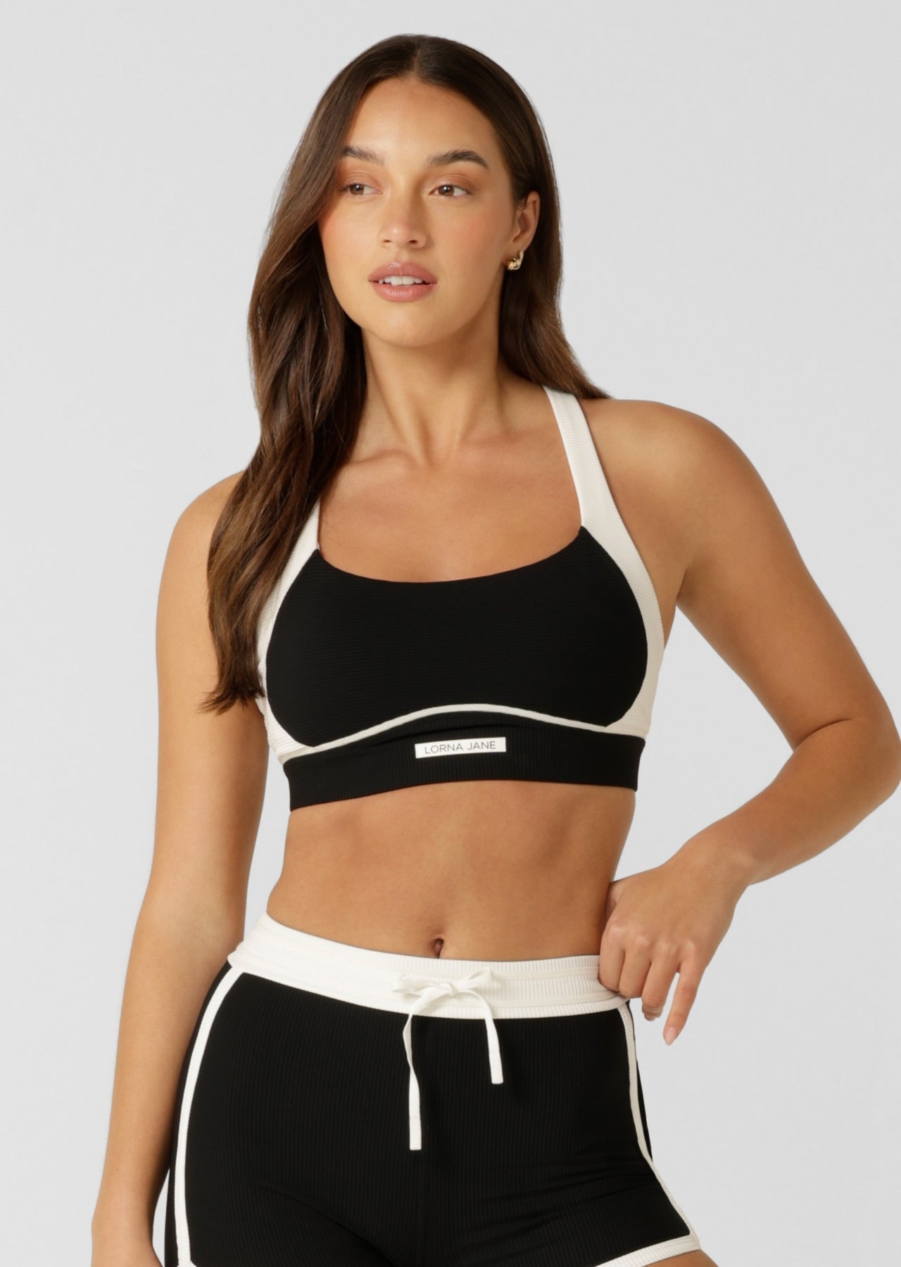 Lorna Jane Sweat to Surf Sports Bra - Black