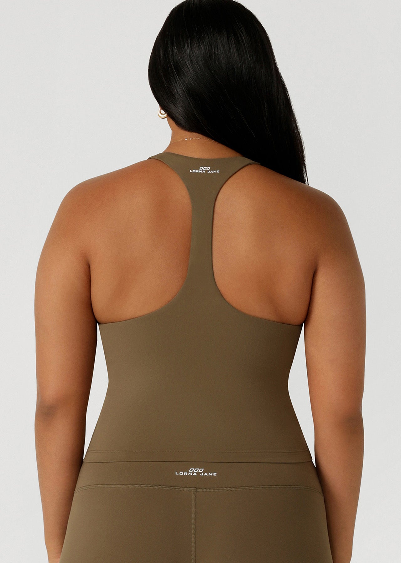 Lorna Jane Liberty Tank Bra Combo - Hazel