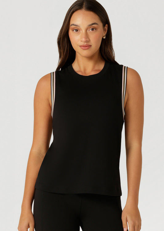 Lorna Jane Swift Transdry Tank - Black