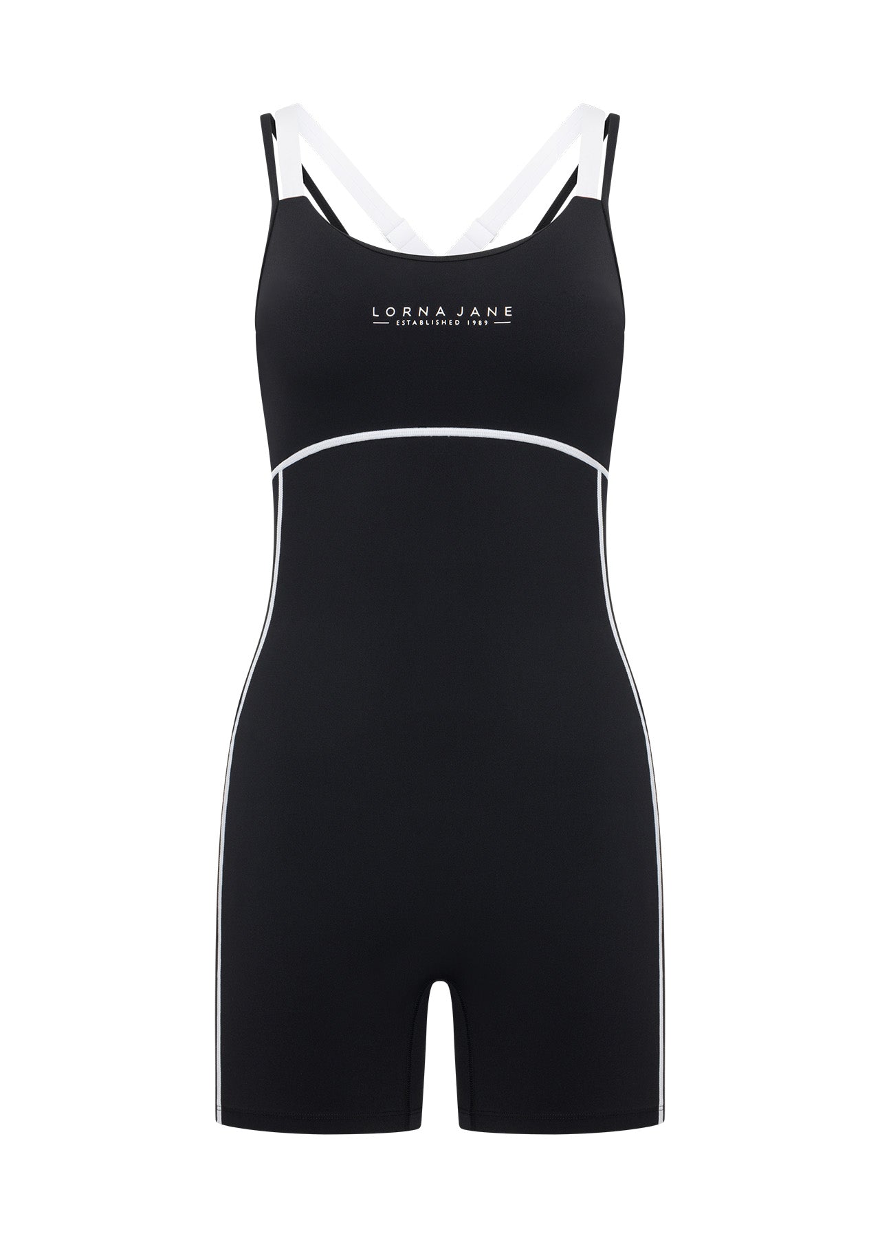 Lorna Jane Swift Motion No Ride 12cm Bodysuit - Black