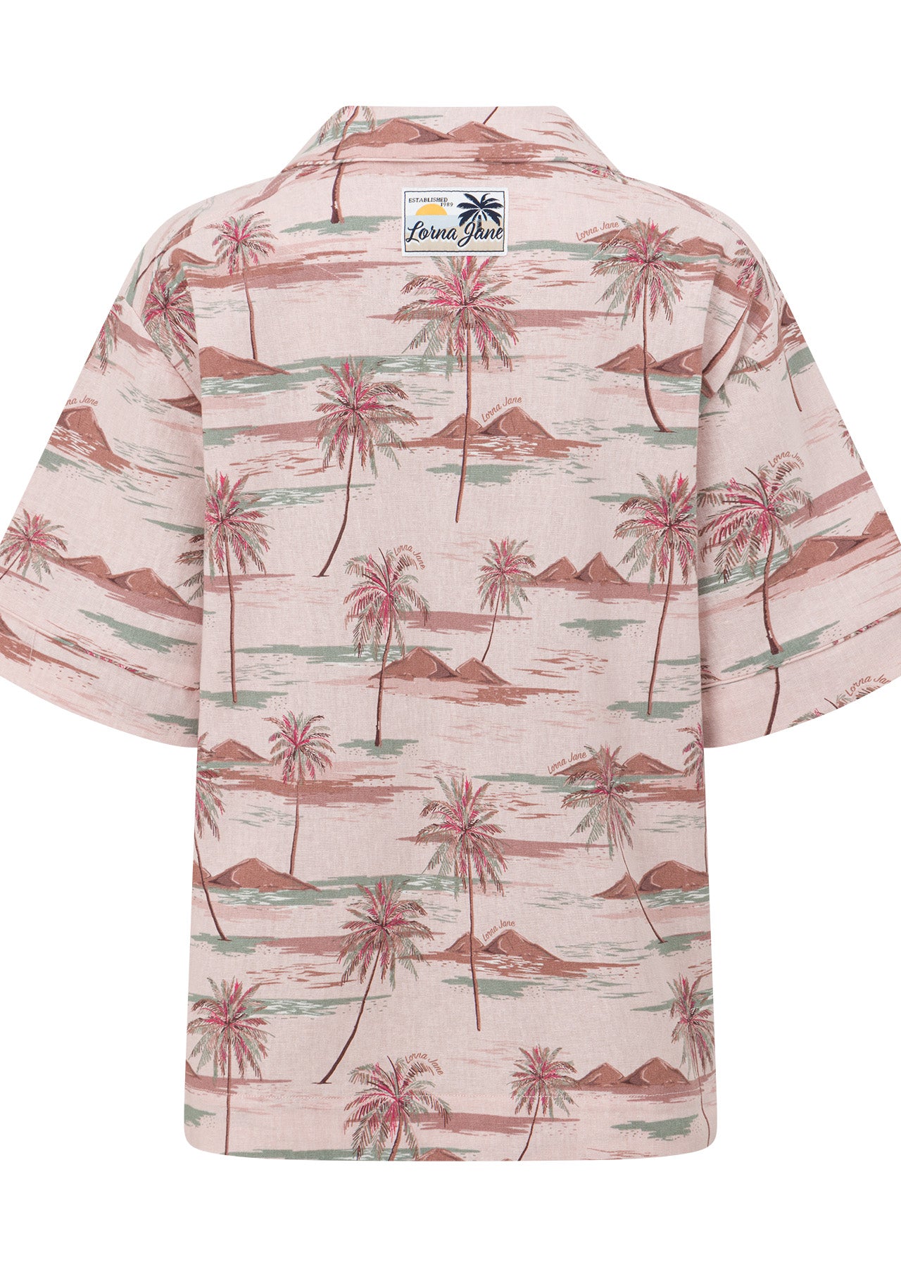 Lorna Jane Paradise Palm Weekend Shirt - Paradise Palm Print
