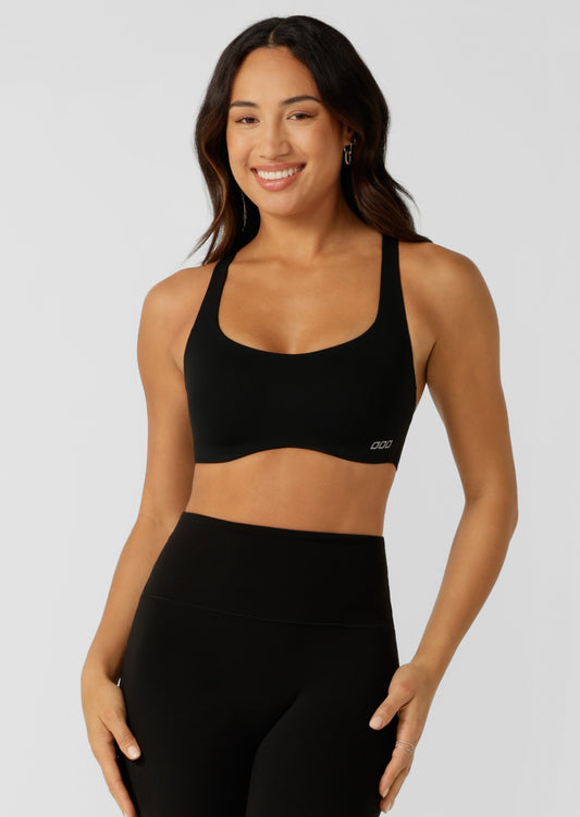 Lorna Jane Flex Appeal Moulded Sports Bra - Black